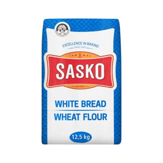 sasko white bread flour 12 5kg picture 1