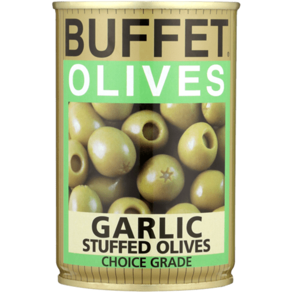 buffet olives stuffed garlic 300g picture 1