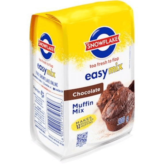 snowflake easymix chocolate muffin 500g picture 1