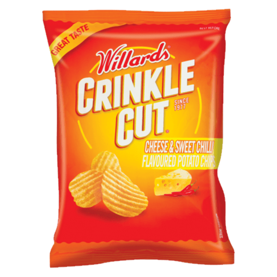 willards crinkle cut cheese sweet chilli 30g picture 1