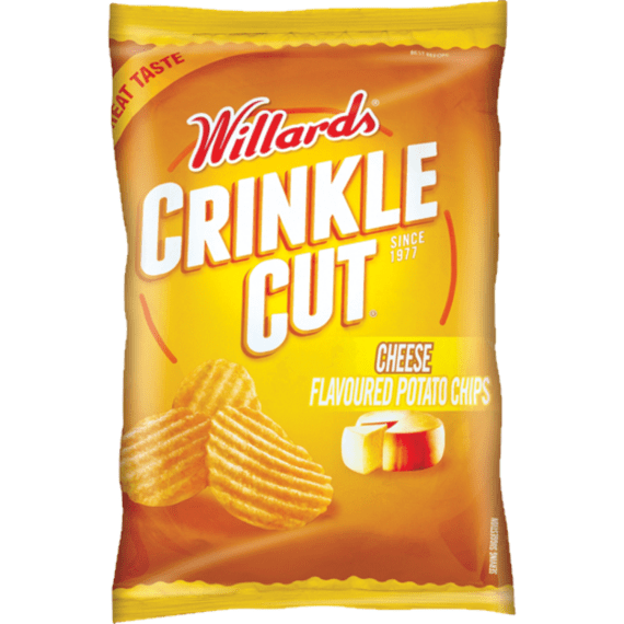 willards crinkle cut cheese 125g picture 1