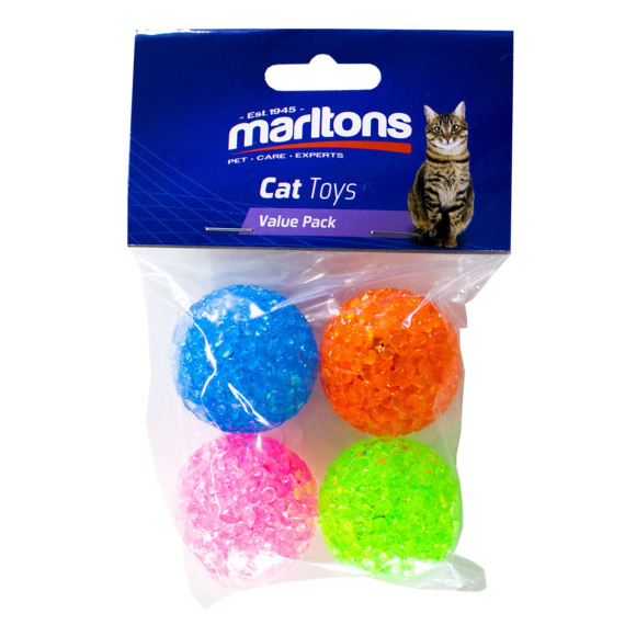 marltons glitter ball 4 pack picture 1