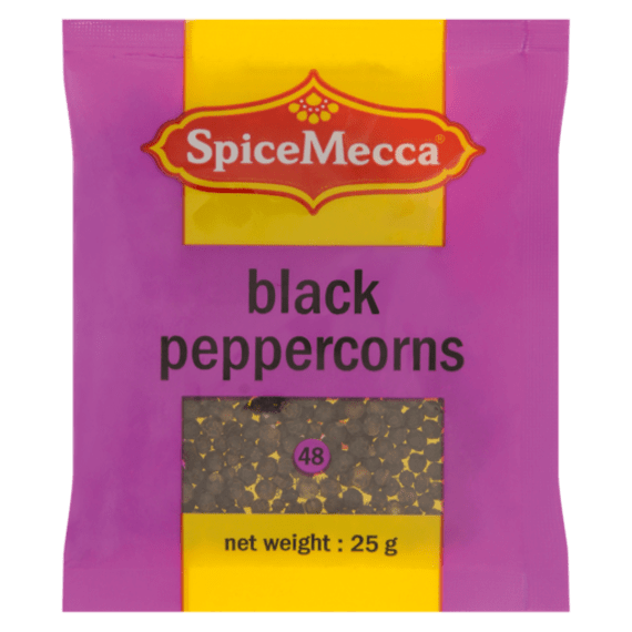 spice mecca peppercorns black 25g picture 1