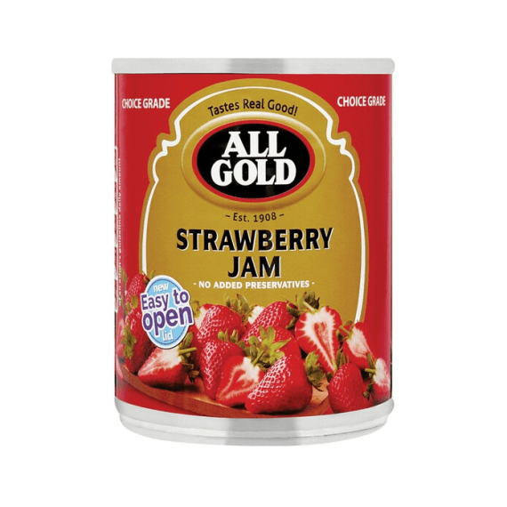 all gold jam strawberry 450g picture 1