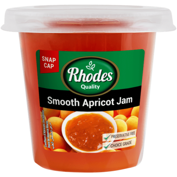 rhodes jam apricot plastic cup 290g picture 1