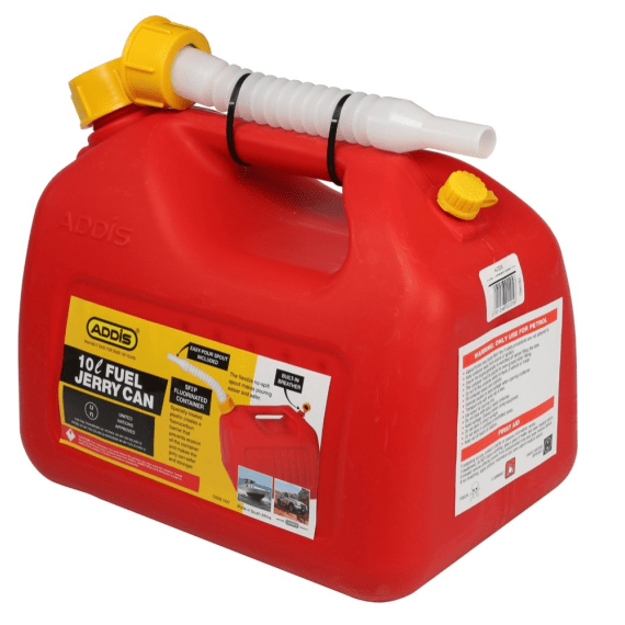 addis 10l plastic petrol jerry can picture 1