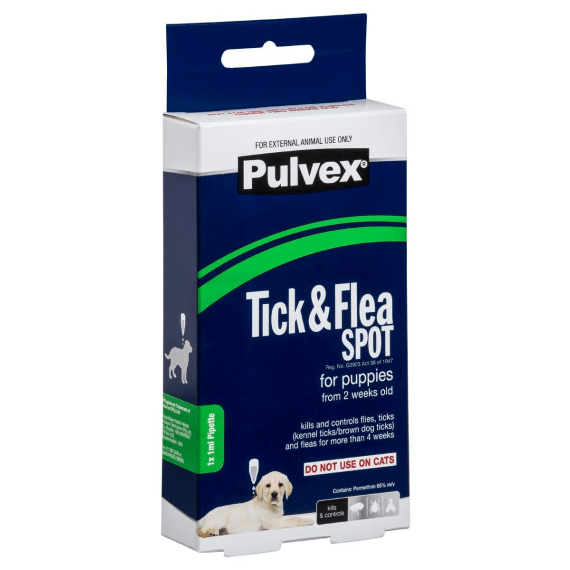 pulvex tick flea spot puppy 1mm picture 1