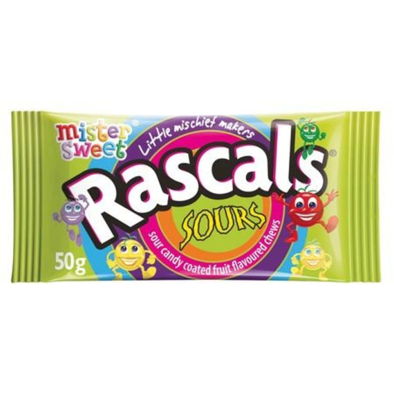 mr sweet rascals sours 50g picture 1