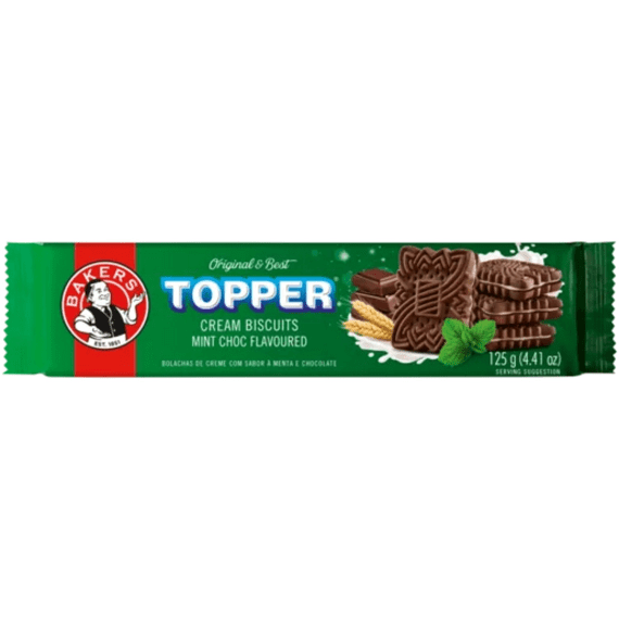 bakers topper choc mint 125g picture 1