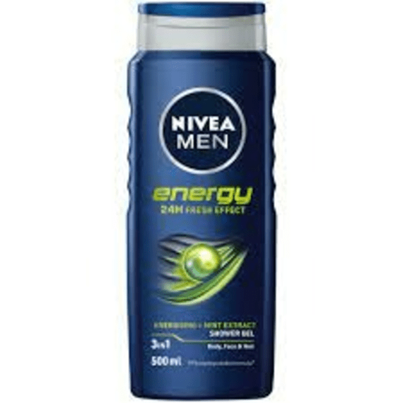 Nivea Shower Gel Energy Men 500ml Agrimark
