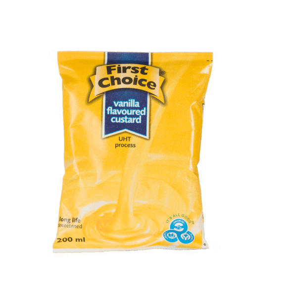 First Choice Uht Custard 200ml | Agrimark