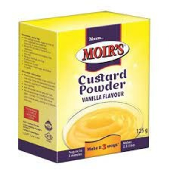 moirs custard powder vanilla 125g picture 1