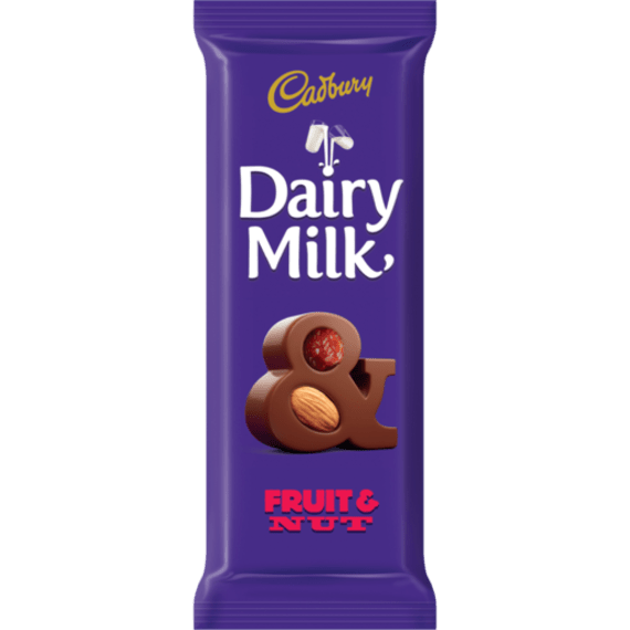 Cadbury Fruit & Nut 80g Agrimark