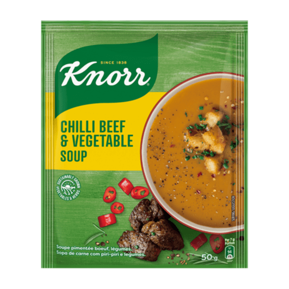 knorr soup chilli beef vegetable 50g picture 1