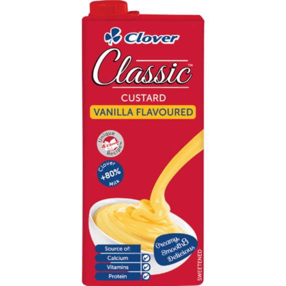 clover classic custard vanilla 1l picture 1