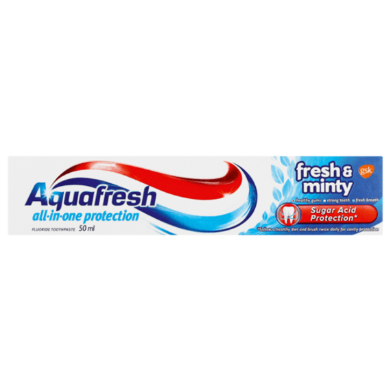 aquafresh tpaste fresh minty 50ml picture 1