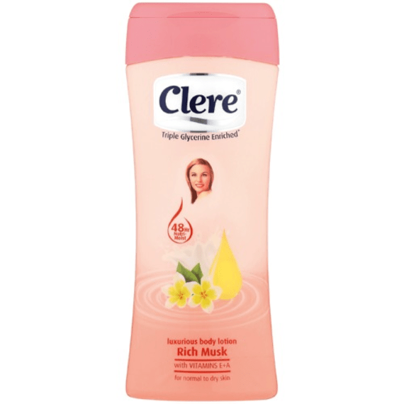 clere h b lotion rich musk 400ml picture 1