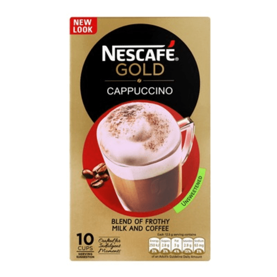 nescafe cappuccino unsweetend 10 s picture 1