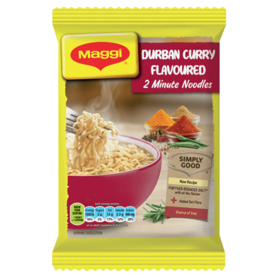 maggi 2 min noodles durban curry 73g picture 1