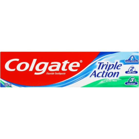 colgate tpaste triple action 100ml picture 1