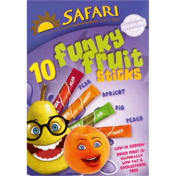 safari funky fruit sticks 1 x 10 25g picture 1