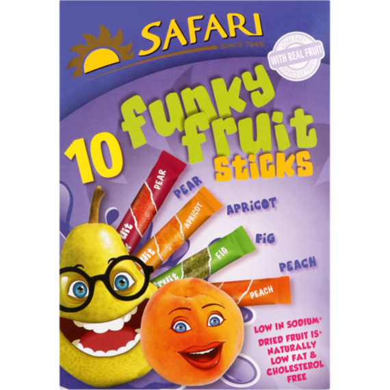 Safari Funky Fruit Sticks 1 X 10 25g | Agrimark