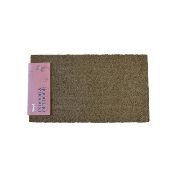 step mat coir n plain w b 700x400x14 picture 1