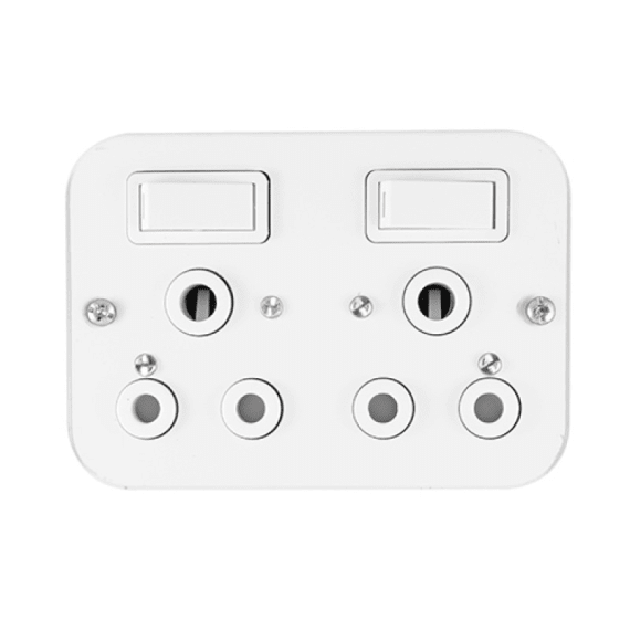 industrial switch plug double 75x100mm picture 1