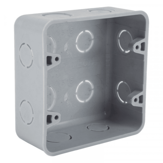 wall box pvc 100x100mm picture 1