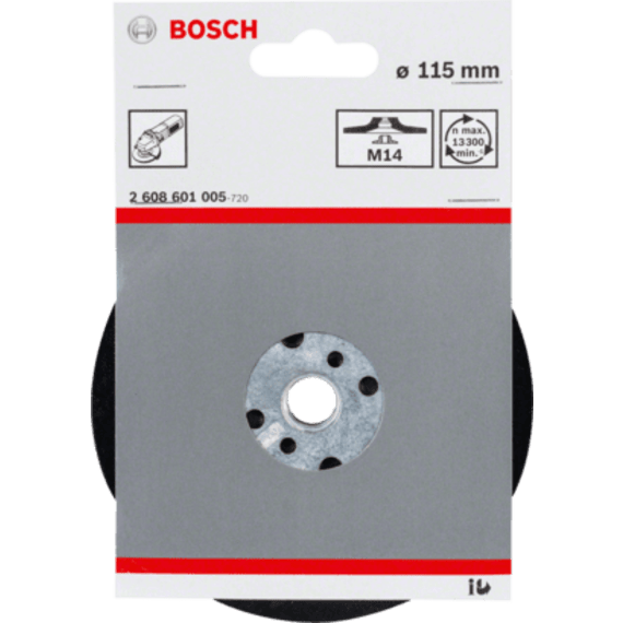 bosch rubber pad 115mm picture 1