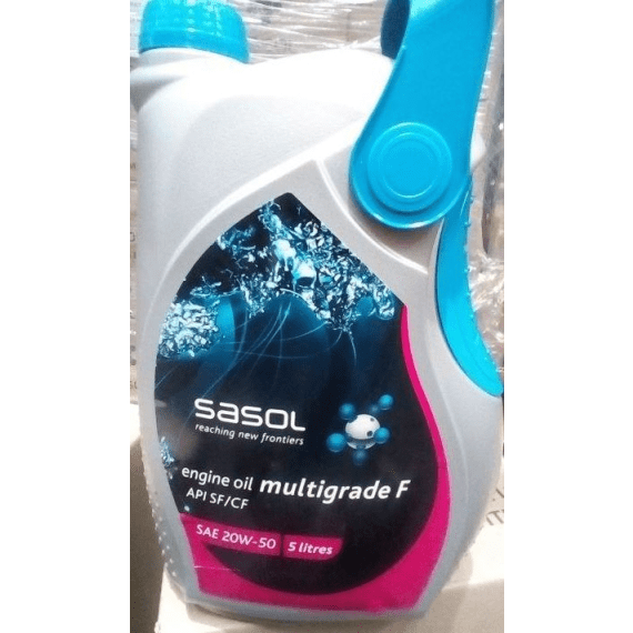 sasol engine oil super f1 20w50 5l picture 1