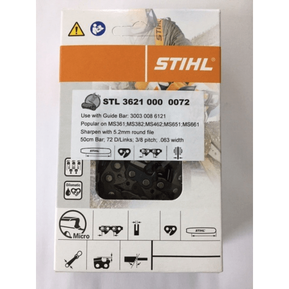 stihl 3 8 chainsaw chain 36 cutter 2 picture 1