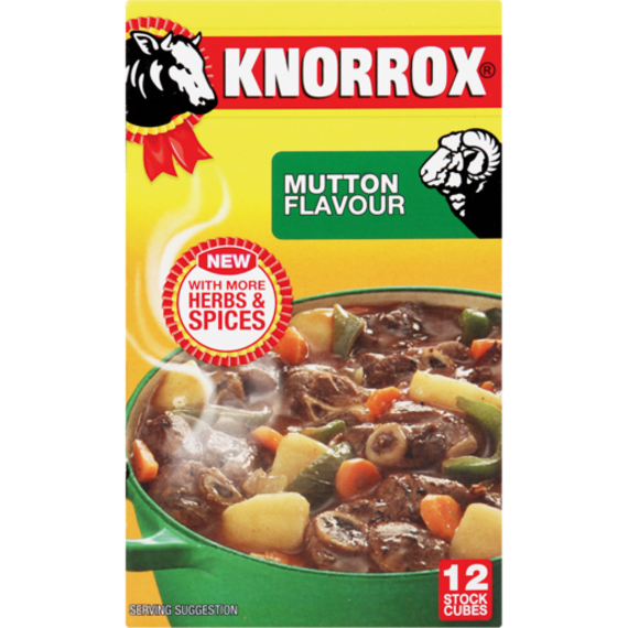 Knorrox Stock Cubes Mutton 12's Agrimark
