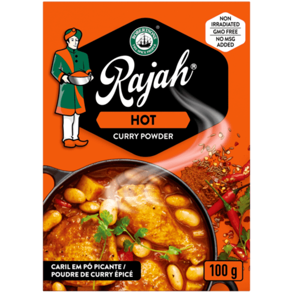 robertsons rajah curry powder hot 100g picture 1