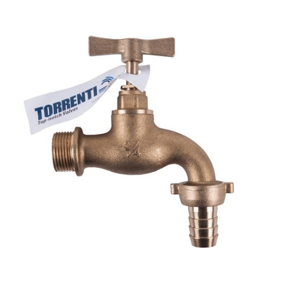 torrenti tap brass hose pipe heavy duty 20mm picture 1