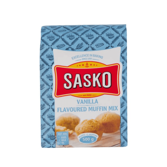 sasko bakemix muffin vanilla 500g picture 1