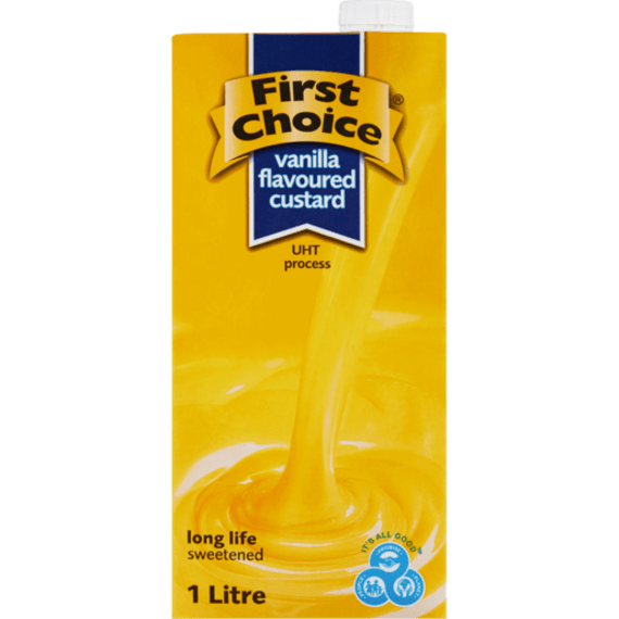 first choice uht custard 1l picture 1