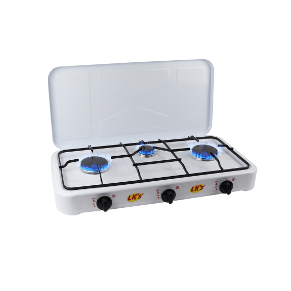 LK s Enamel Hotplate 3 Burner Gas Stove Agrimark