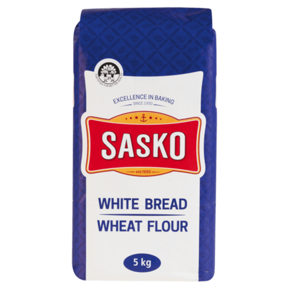 sasko white bread flour 5kg picture 1