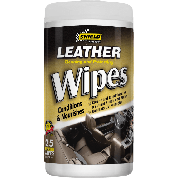 shield leather care wipes picture 1