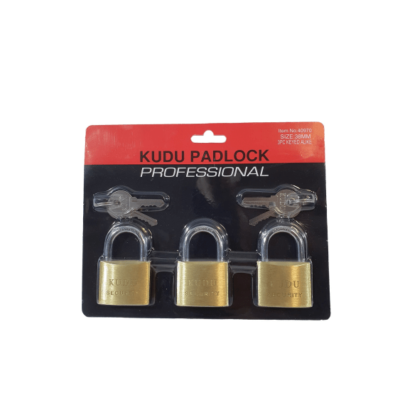 kudu padlock brass 3ka 38mm picture 1