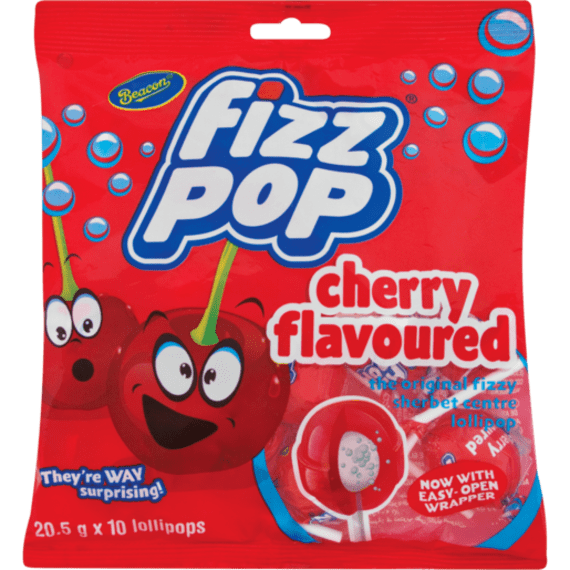 beacon fizz pops cherry 10 s picture 1