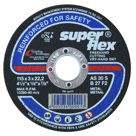 superflex cutting disc steel flat 115x3x22 2mm picture 1