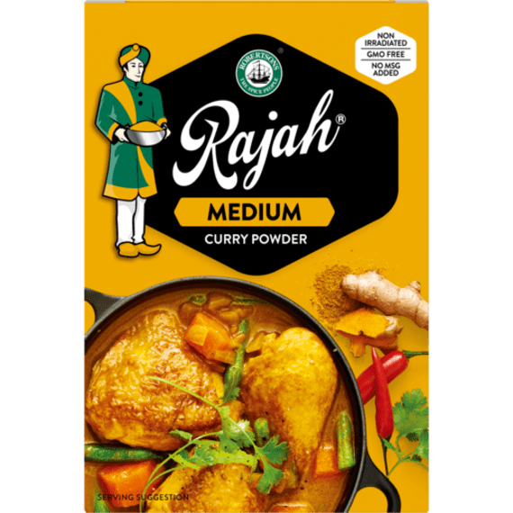 robertsons rajah curry powder meduim 50g picture 1