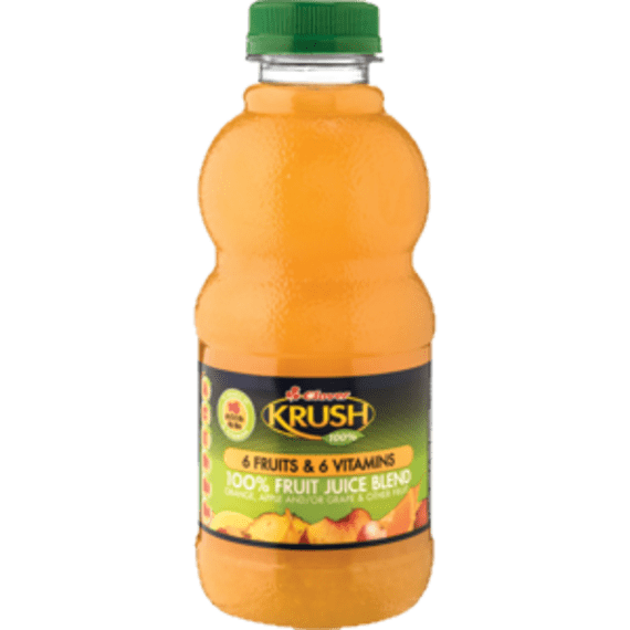 krush juice 100pct 6fruit 6vitamins 500ml picture 1