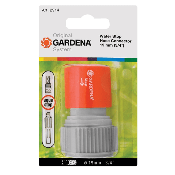 gardena water stop 19mm 3 4 inch 16mm 5 8 inch picture 1