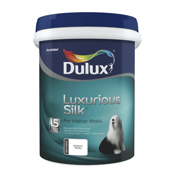 dulux luxurious silk brilliant white picture 1