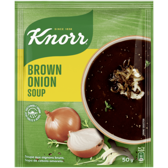 Knorr Soup Brown Onion 50g Agrimark