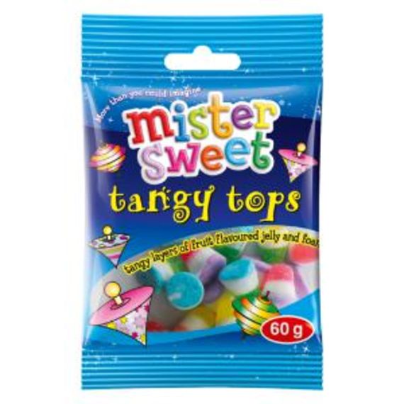 Mr Sweet Tangy Tops 60g | Agrimark