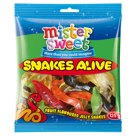 mr sweet snakes 125g picture 1